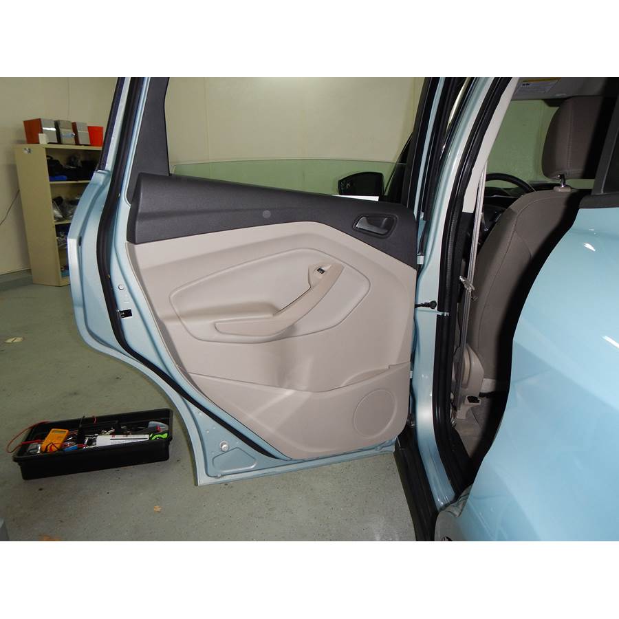 2014 Ford C-Max Rear door speaker location