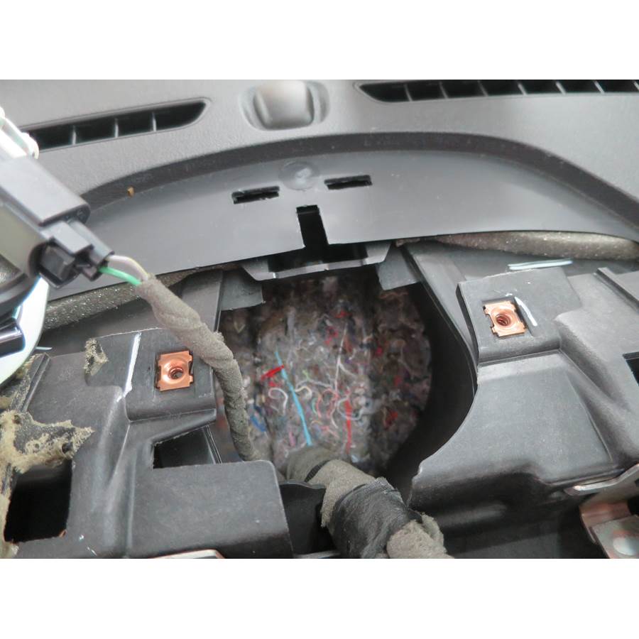 2017 Ford C-Max Center dash speaker removed