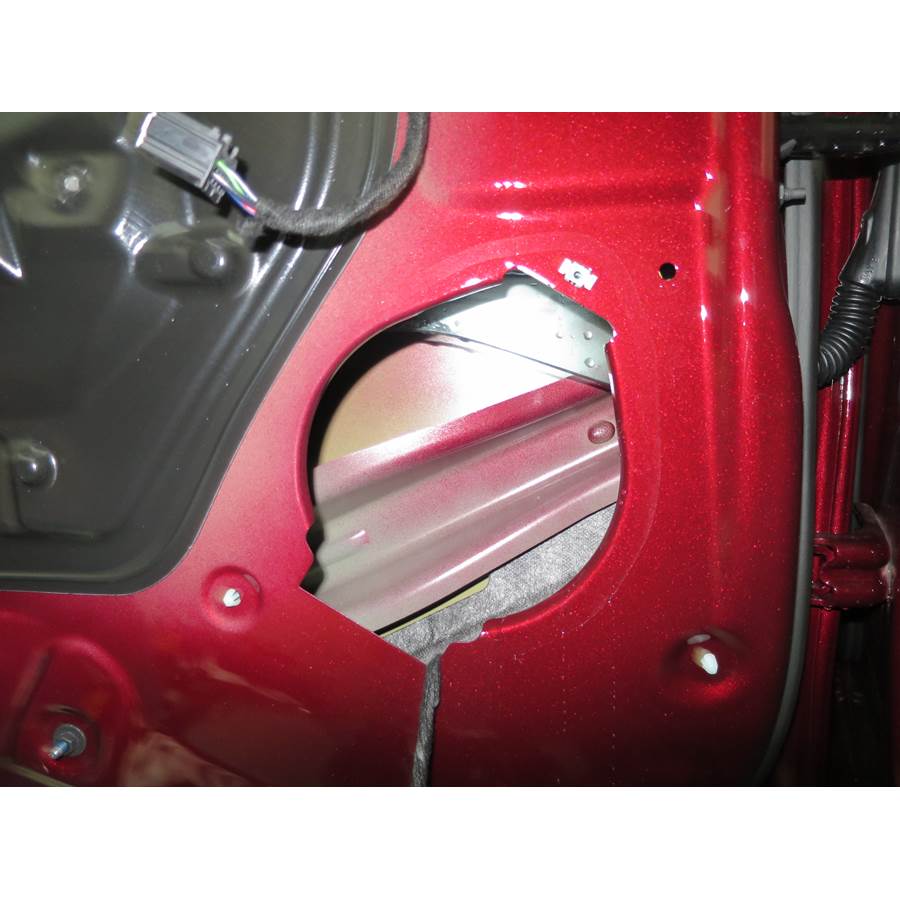 2017 Chevrolet Malibu Rear door speaker removed