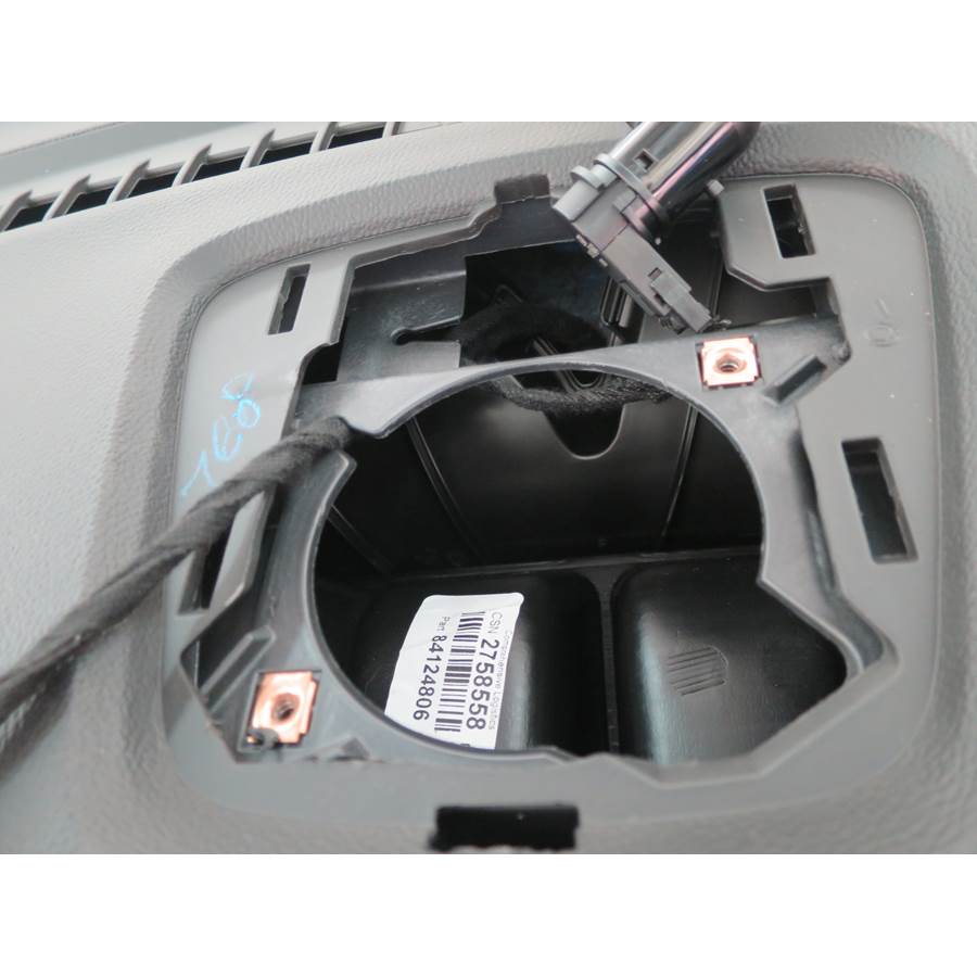 2016 Chevrolet Cruze Center dash speaker removed