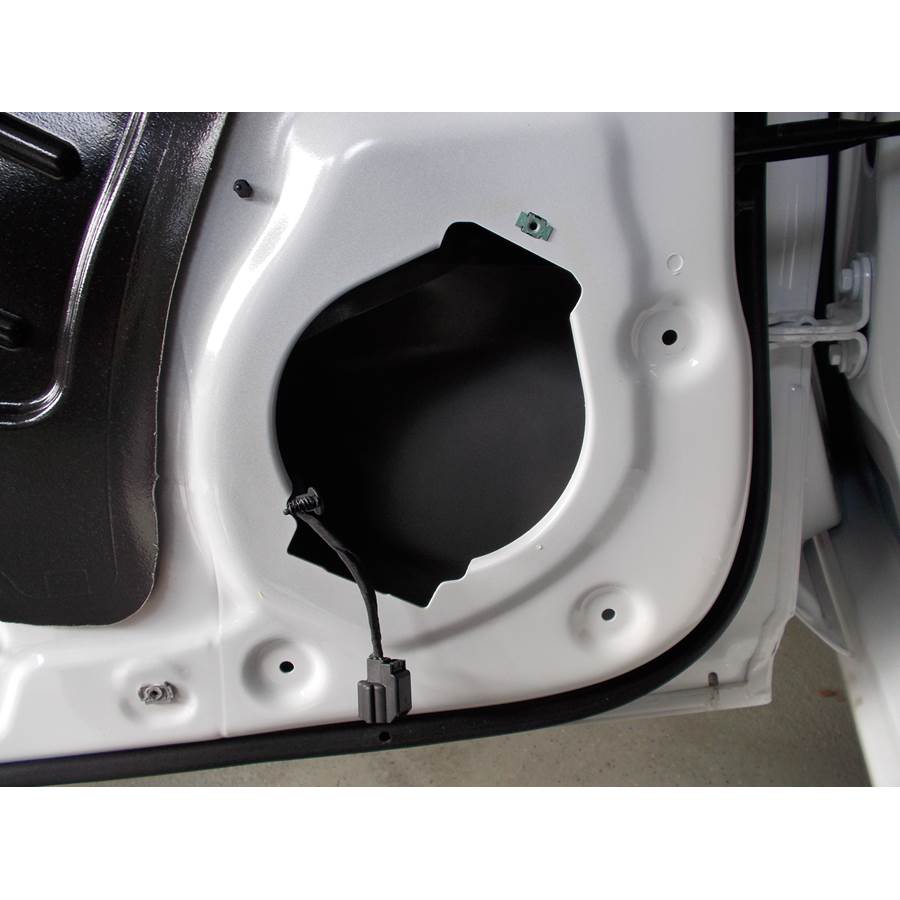 2015 Chevrolet Silverado 2500/3500 Rear door speaker removed