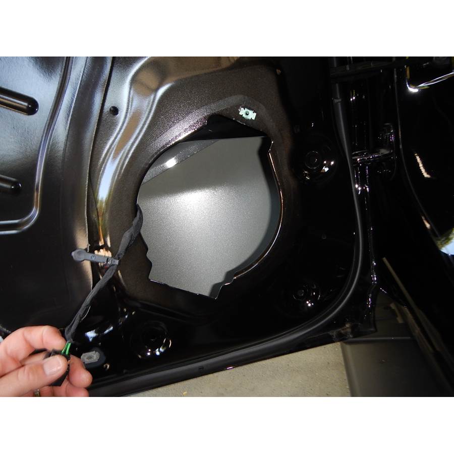 2015 Chevrolet Silverado 2500/3500 Rear door speaker removed