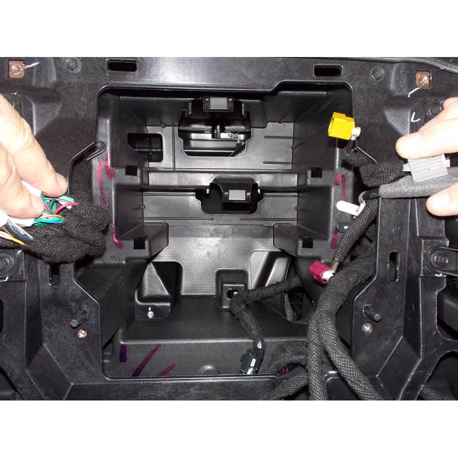 2016 Chevrolet Silverado 1500 Factory radio removed
