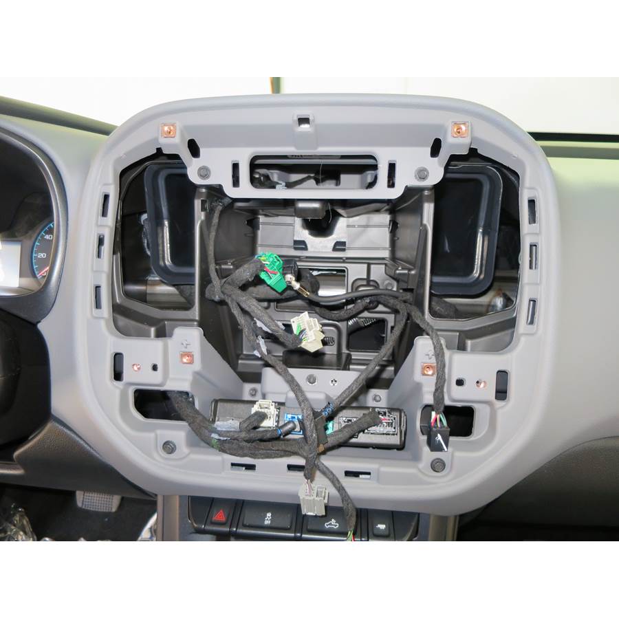 2016 Chevrolet Colorado Factory radio removed
