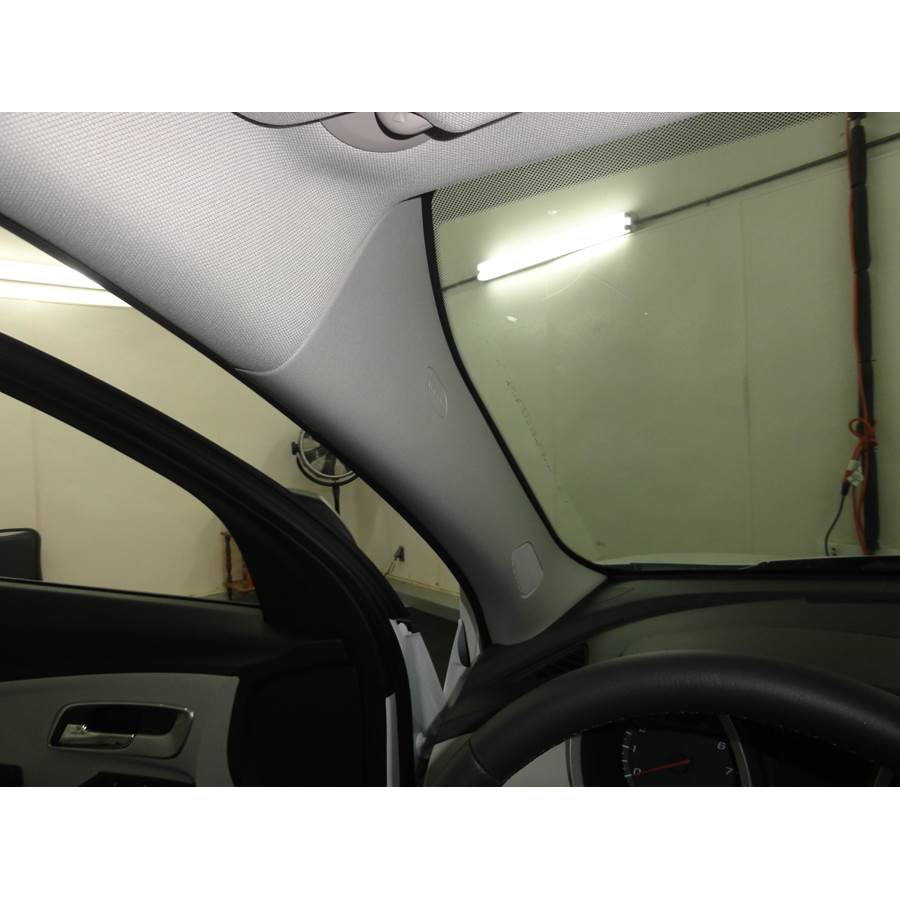 2013 Chevrolet Equinox Front pillar speaker location