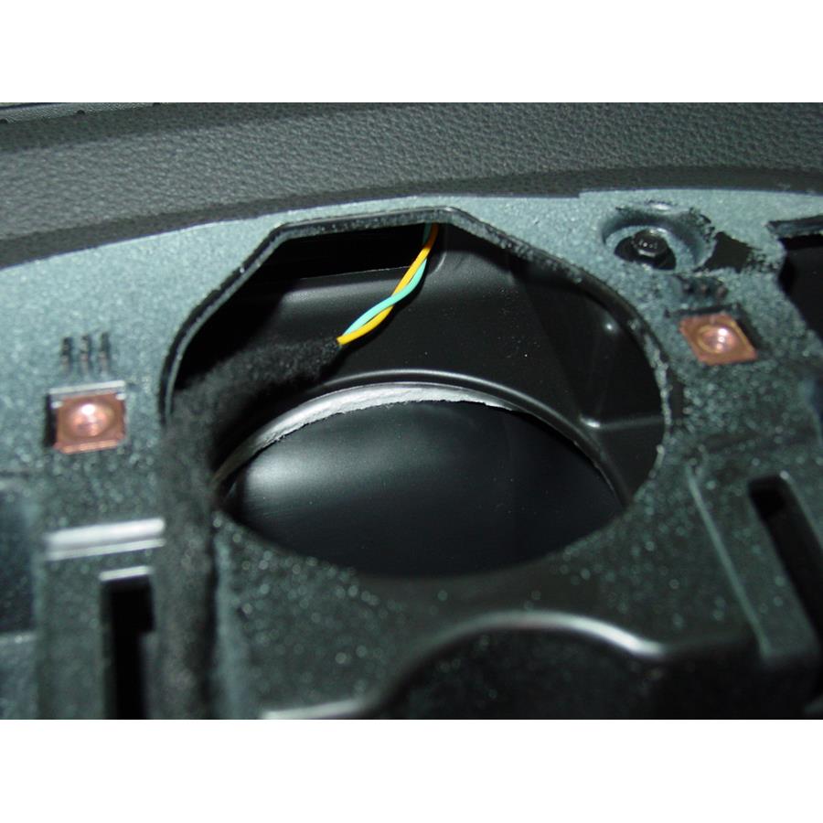 2011 Chevrolet Equinox Center dash speaker removed