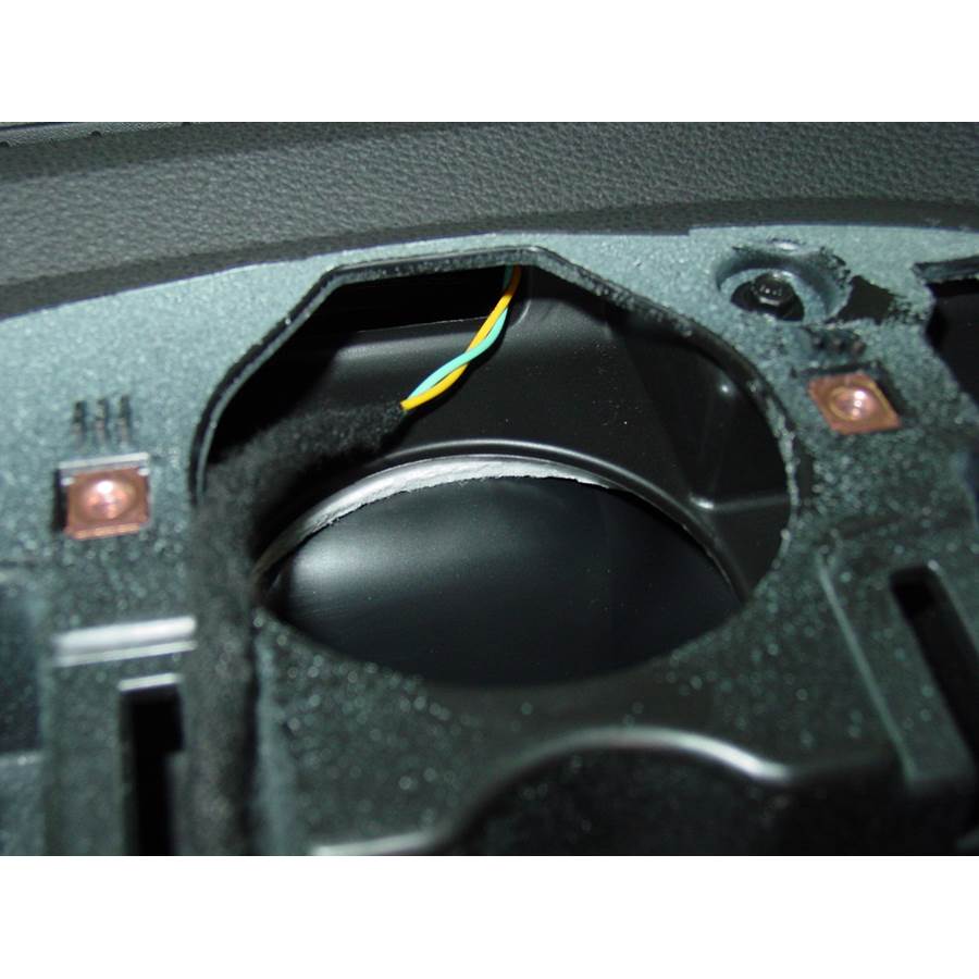 2012 Chevrolet Equinox Center dash speaker removed