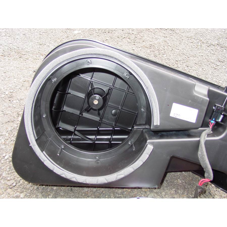 2013 Chevrolet Equinox Far-rear side speaker removed