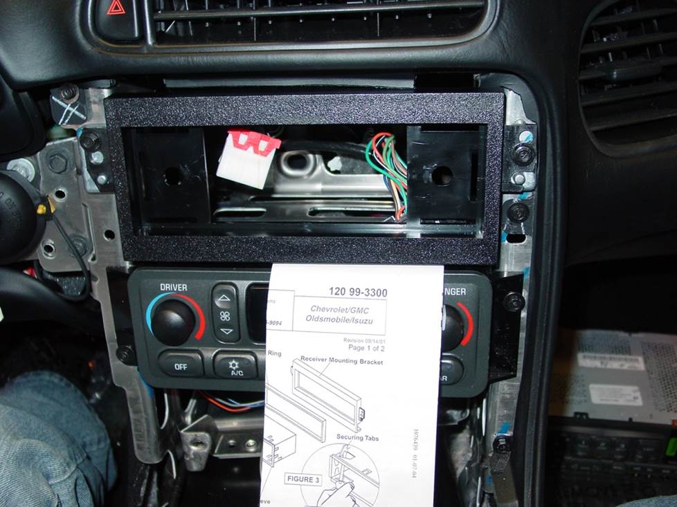 chevy corvette radio kit