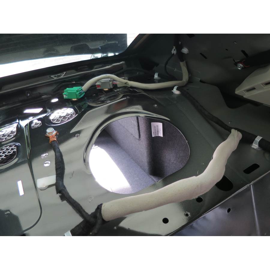 2015 Chevrolet SS Rear deck speaker removed