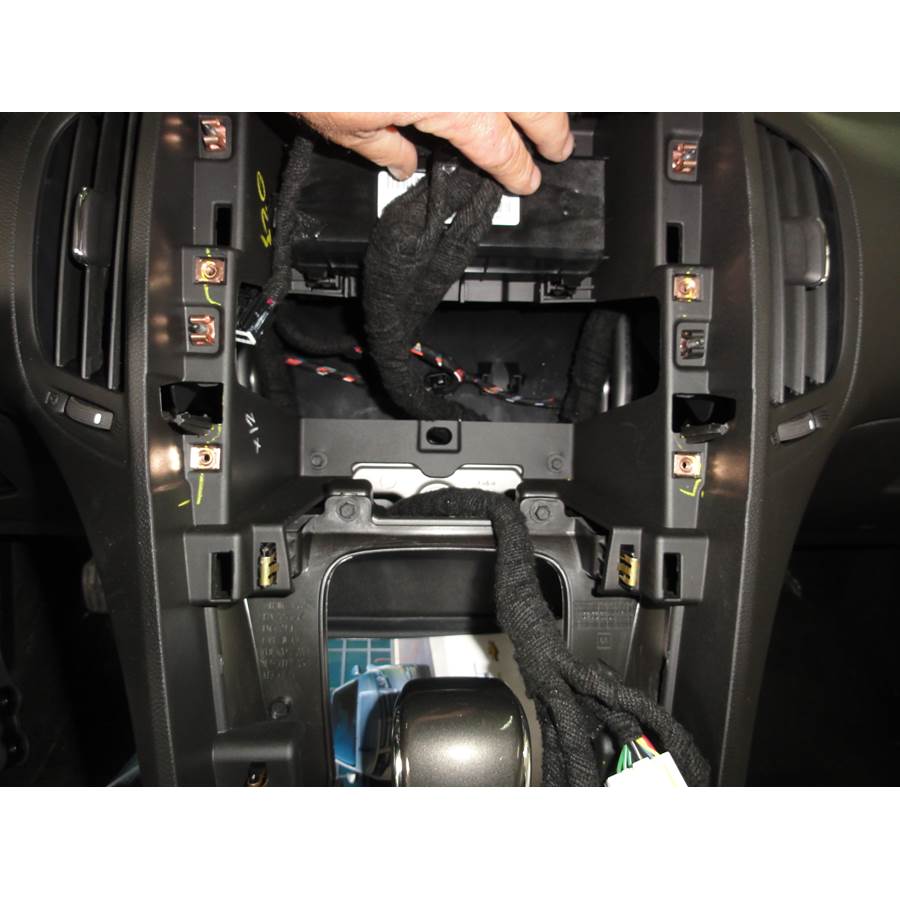 2011 Chevrolet Volt Factory radio removed
