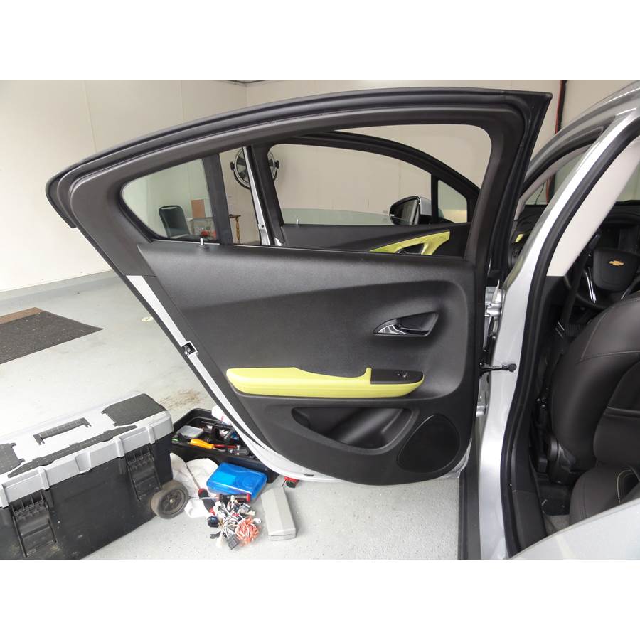 2011 Chevrolet Volt Rear door speaker location