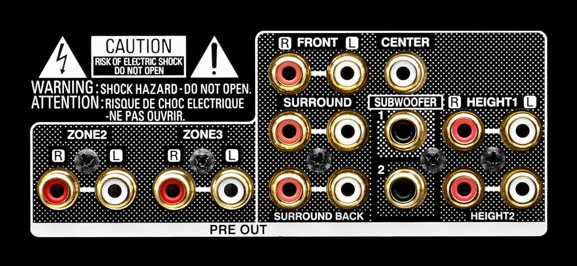 Multi-channel preamp outputs