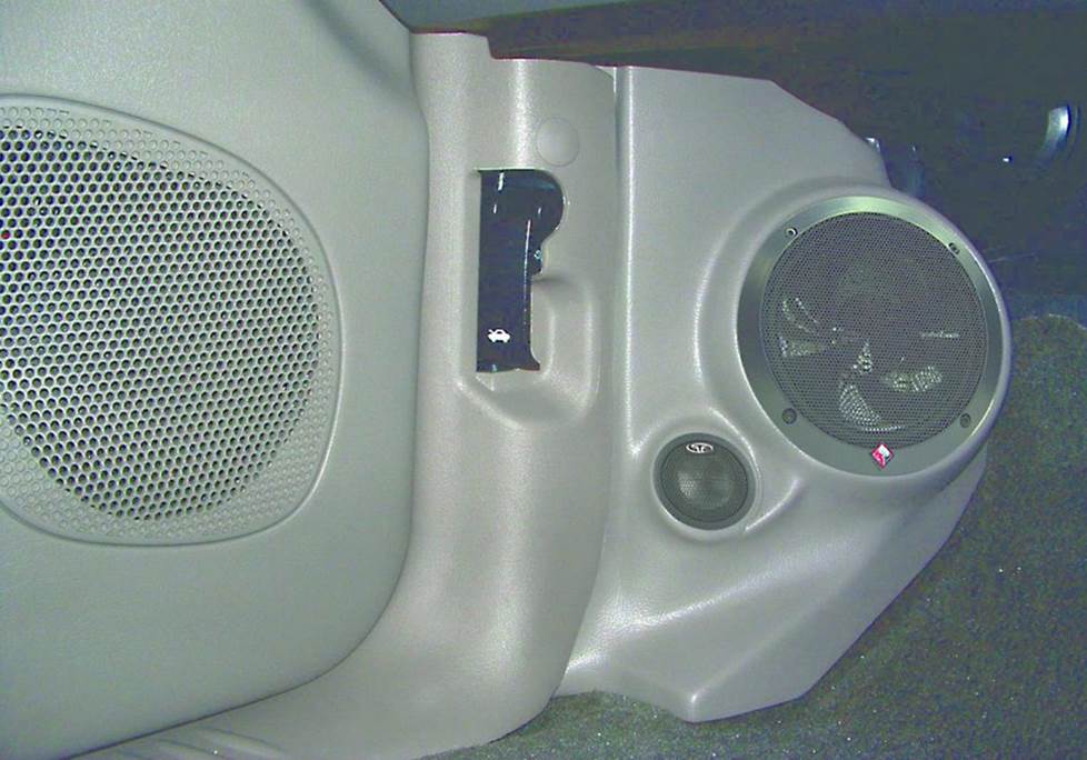 How To Install New Audio Gear In Your 2002 2009 Chevrolet Q Forms Kick Panel Pod Chevy Trailblazer