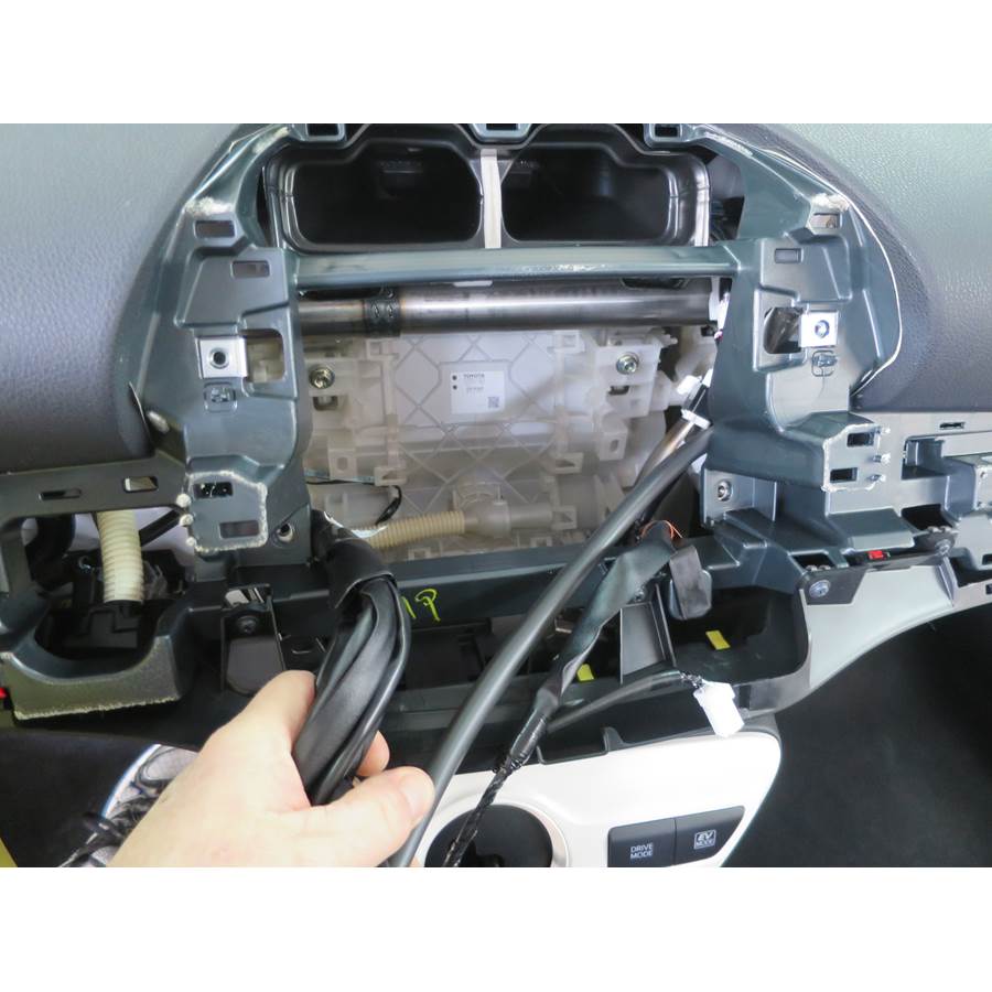 2017 Toyota Prius Factory radio removed