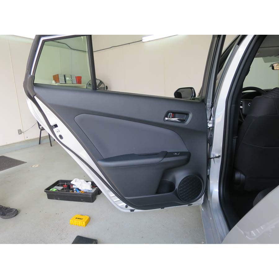 2017 Toyota Prius Rear door speaker location