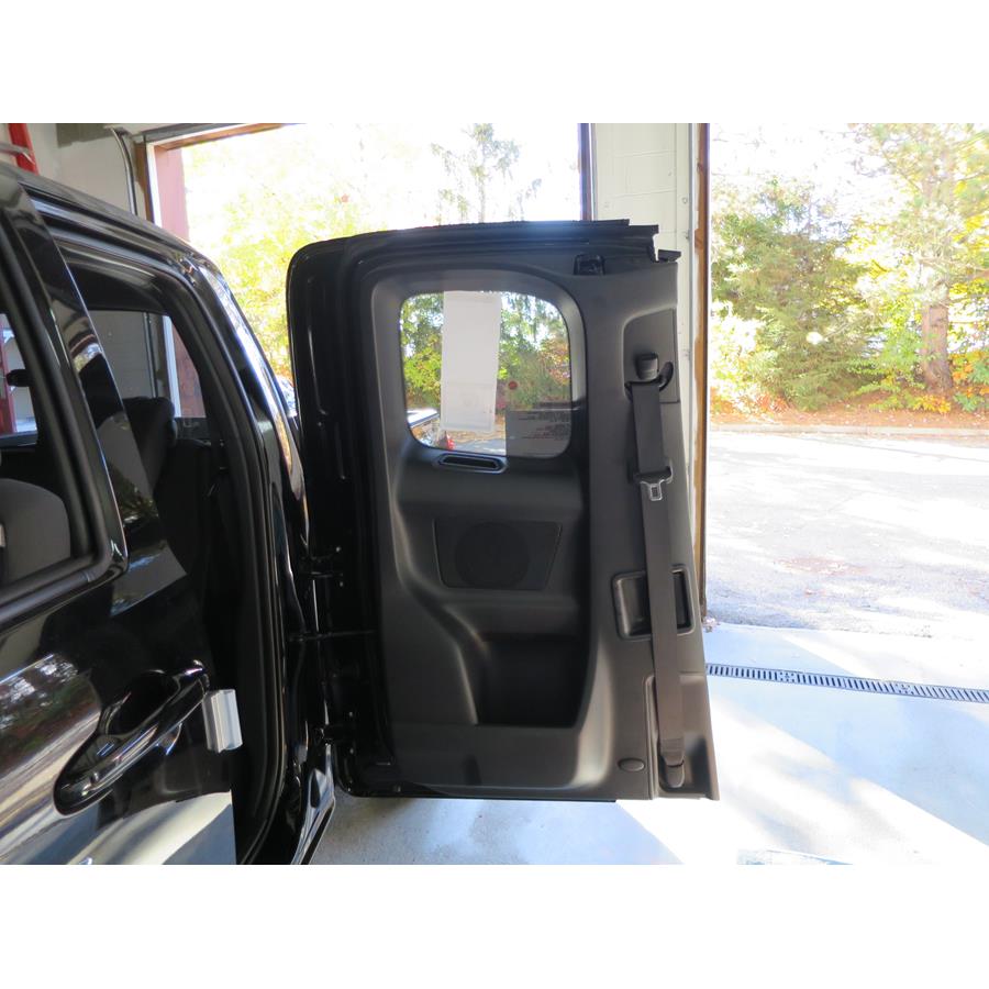 2016 Toyota Tacoma Rear door speaker location