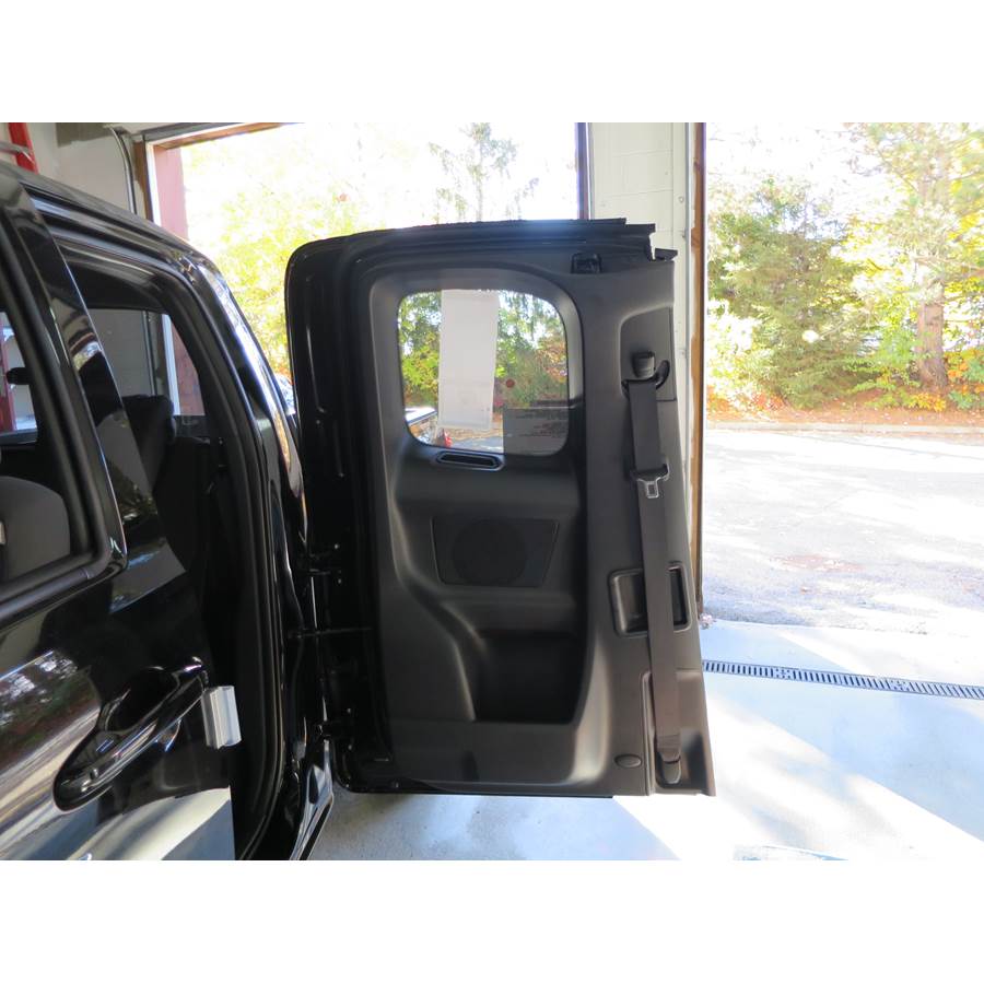 2017 Toyota Tacoma Rear door speaker location