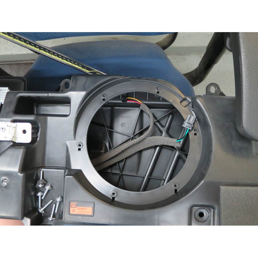 2021 Toyota Tacoma Rear cab speaker removed