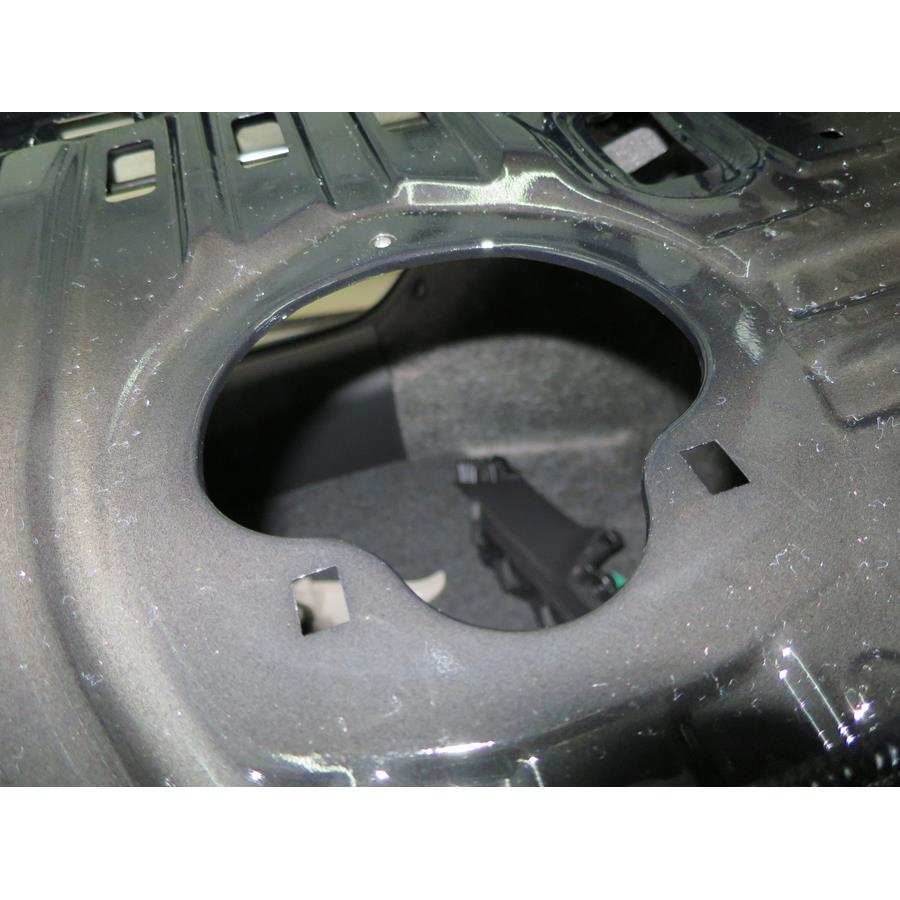 2016 Honda Civic LX Rear deck speaker removed