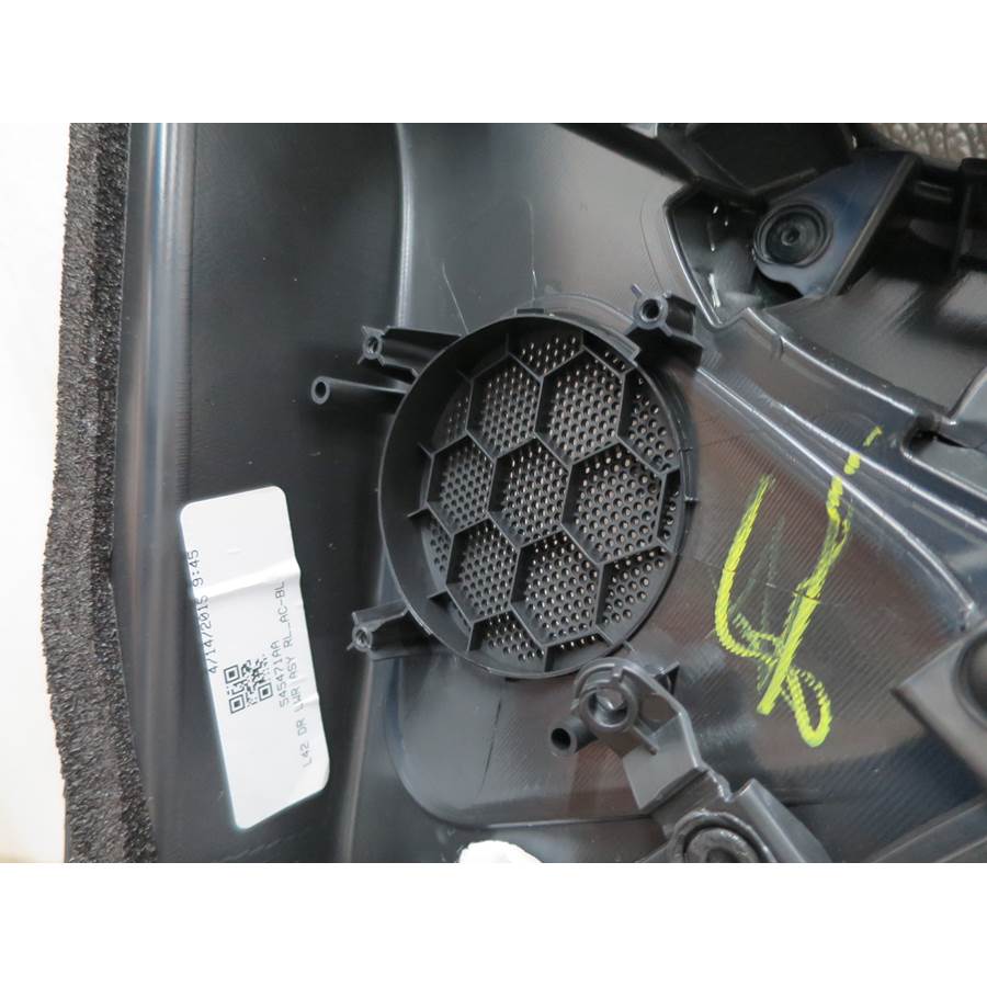 2016 Nissan Maxima Rear door speaker removed