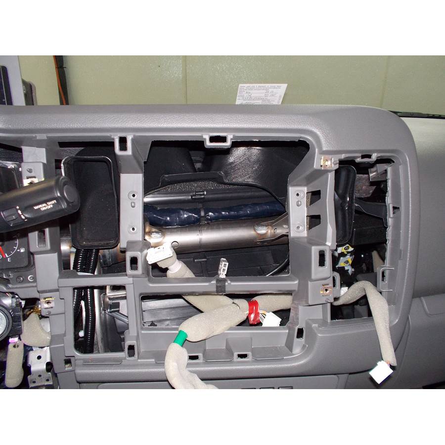 2013 Nissan NV Cargo Factory radio removed