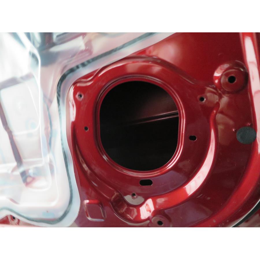 2016 Nissan Titan XD Rear door woofer removed