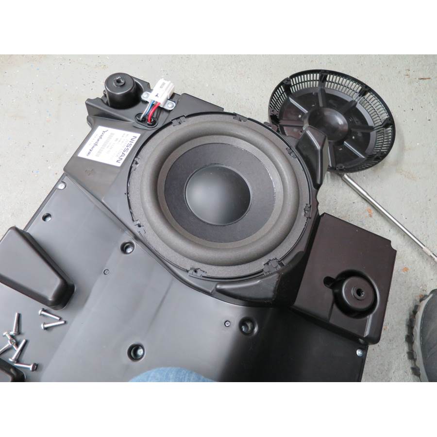2018 Nissan Titan Under front seat speaker