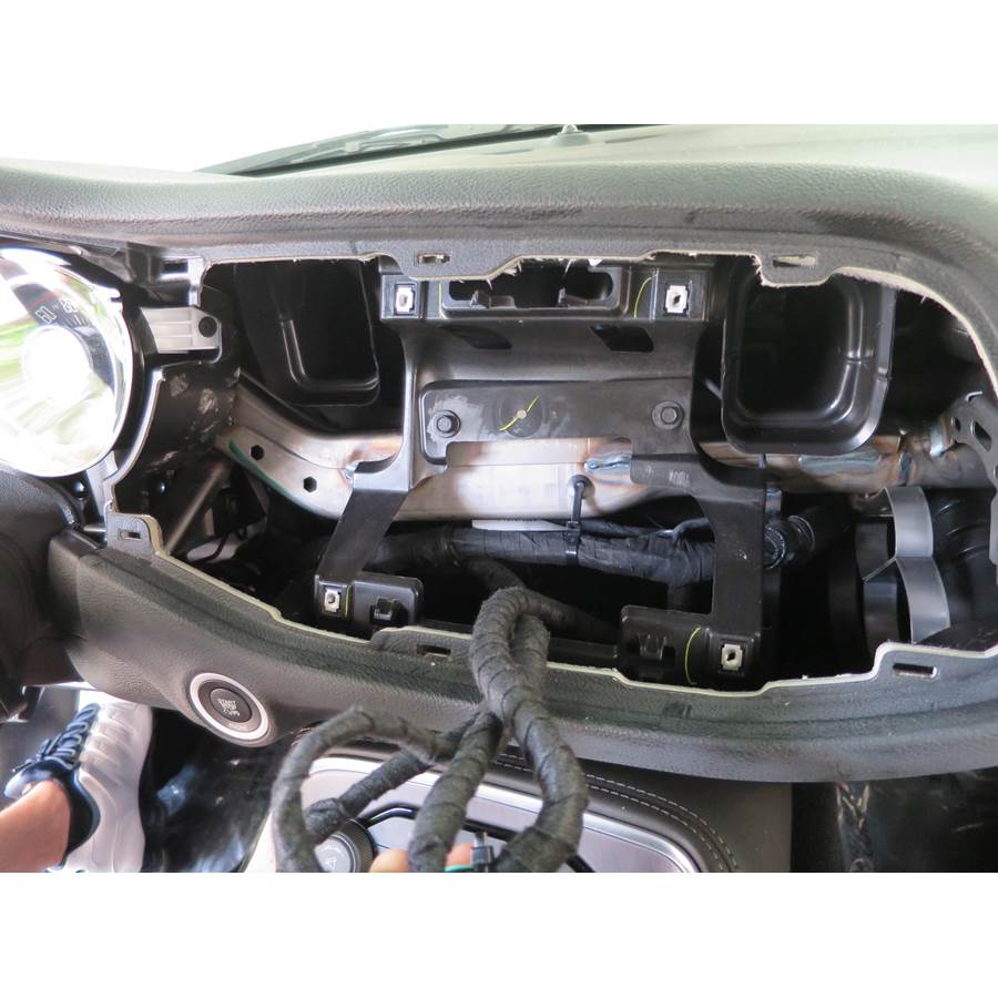 2021 Dodge Challenger Factory radio removed