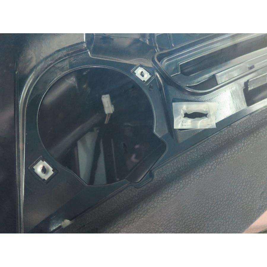 2017 Dodge Charger Dash speaker removed