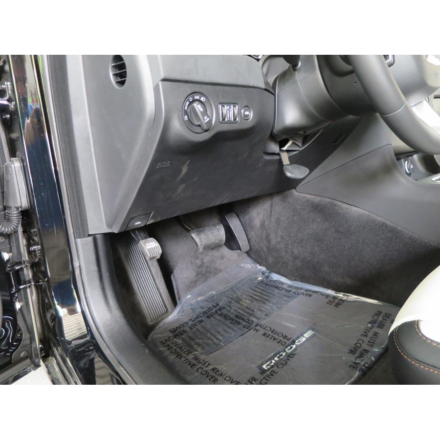 2018 Dodge Charger Factory amplifier location