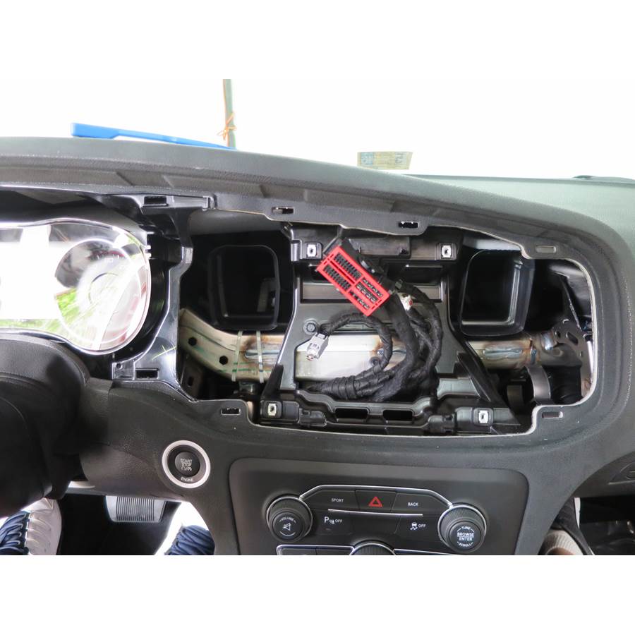 2015 Dodge Charger Factory radio removed