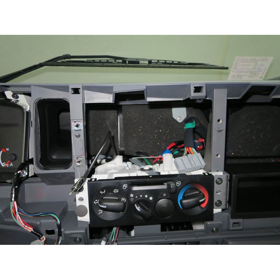 2018 Chevrolet 4500LCF Factory radio removed
