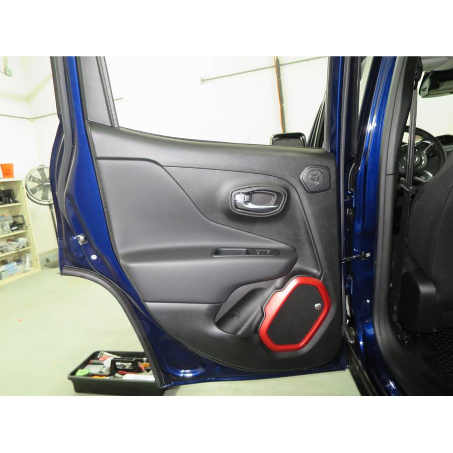 2015 Jeep Renegade Rear door speaker location