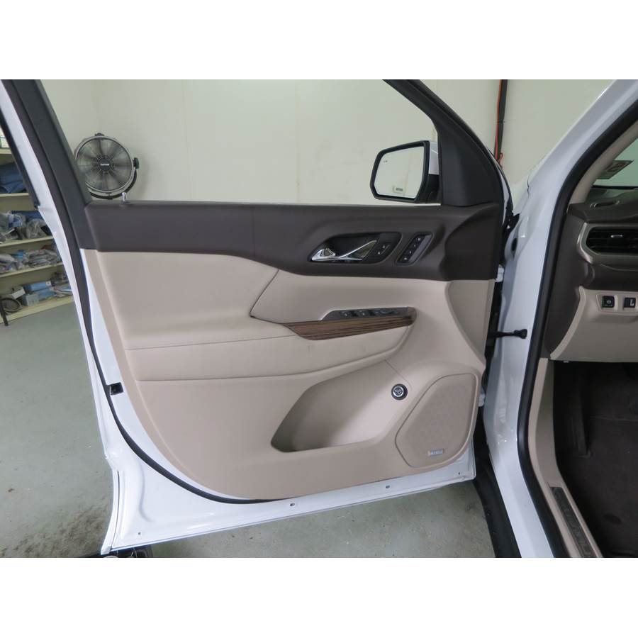 2015 GMC Acadia Front door speaker location