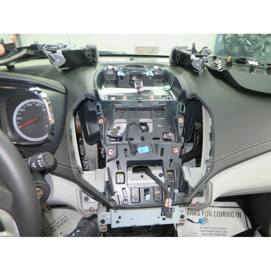 2016 GMC Terrain Factory radio removed