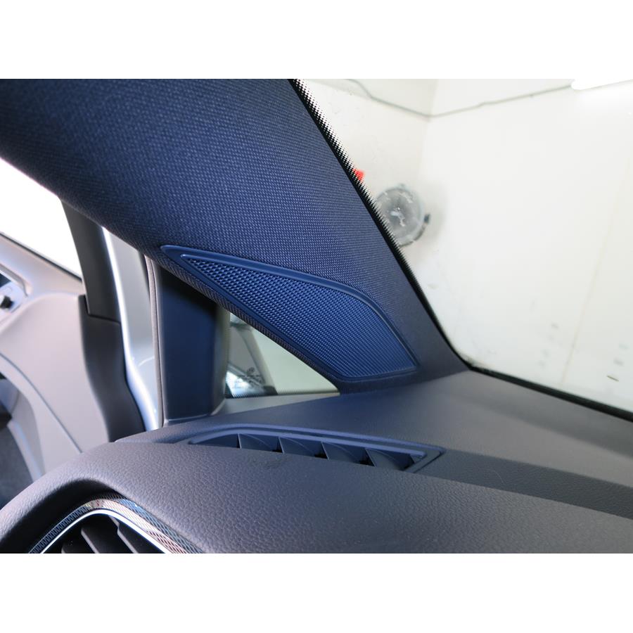 2017 Volkswagen Golf Sportwagen Front pillar speaker location