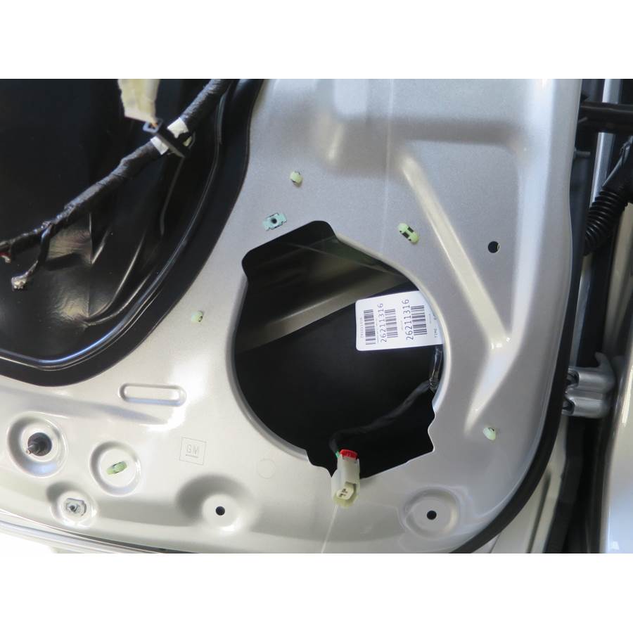 2019 Buick LaCrosse Rear door speaker removed