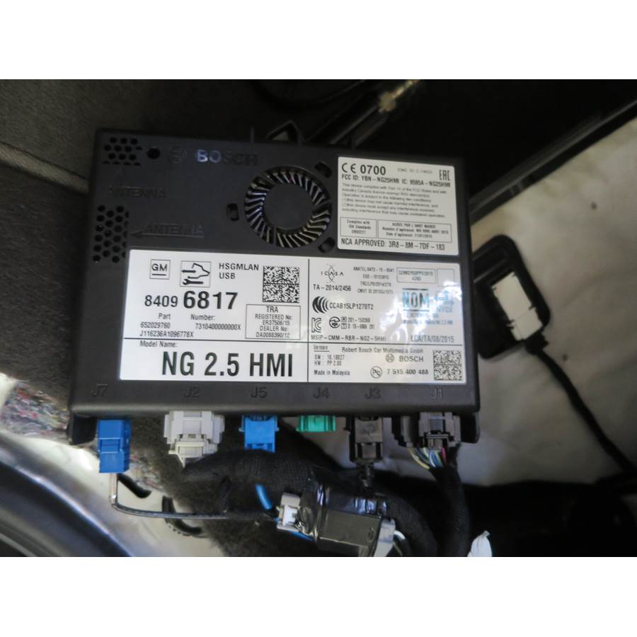 2019 Buick LaCrosse Remote tuner location