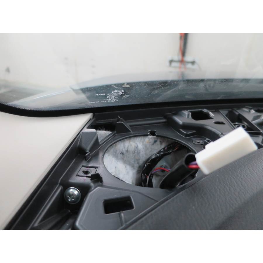2014 Mazda 3 Dash speaker removed