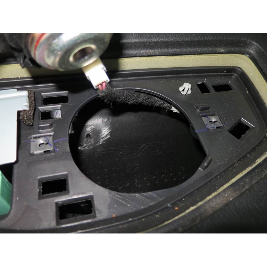 2014 Mazda 3 Center dash speaker removed