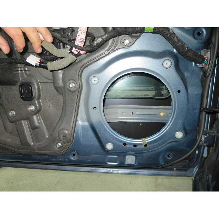 2014 Mazda 3 Front speaker removed