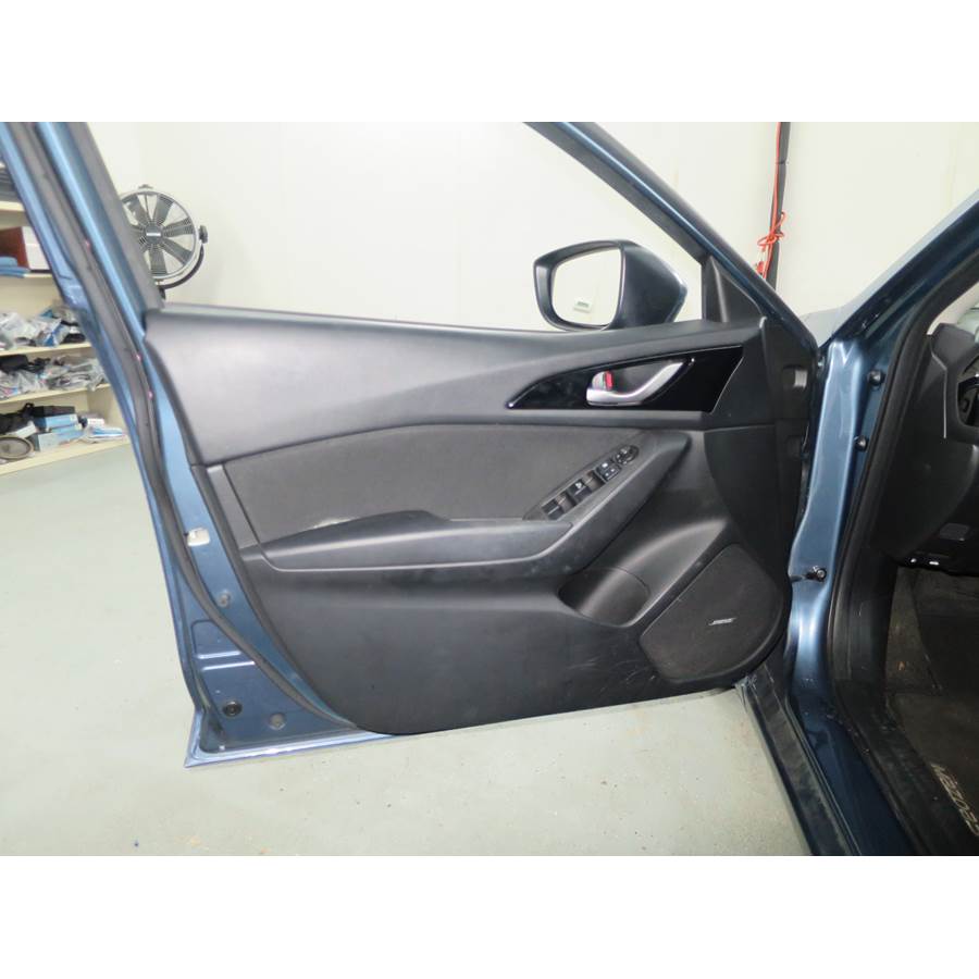 2015 Mazda 3 Front door speaker location