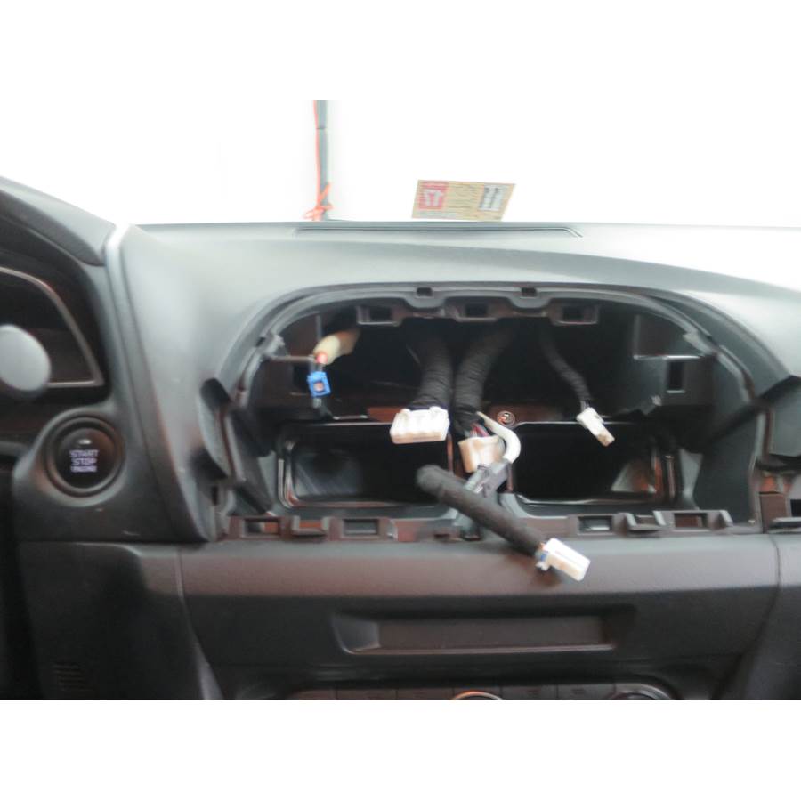 2017 Mazda 3 Factory radio removed