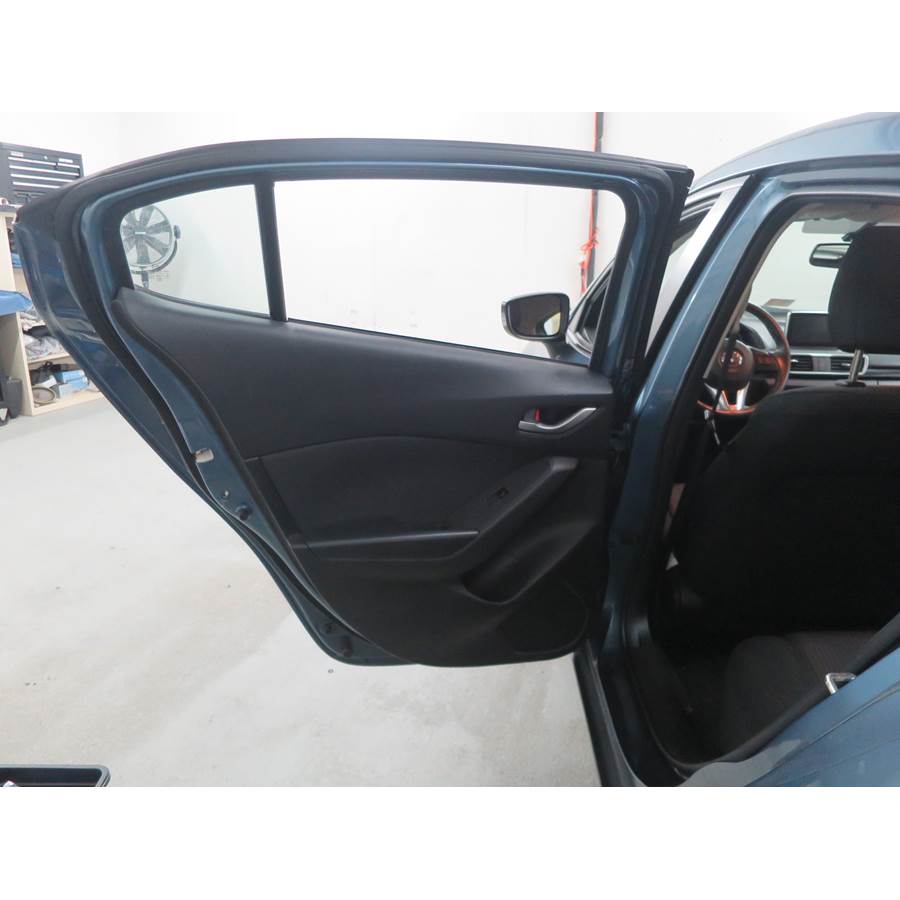 2018 Mazda 3 Rear door speaker location