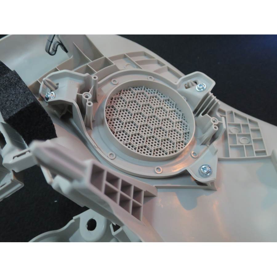 2017 Mazda 3 Rear pillar speaker removed