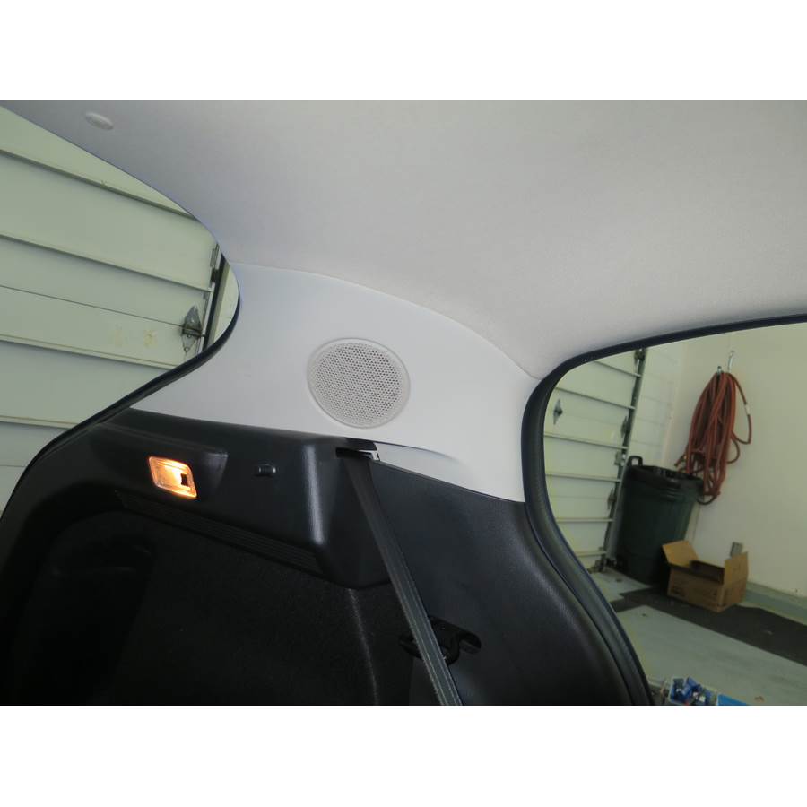 2018 Mazda 3 Rear pillar speaker location