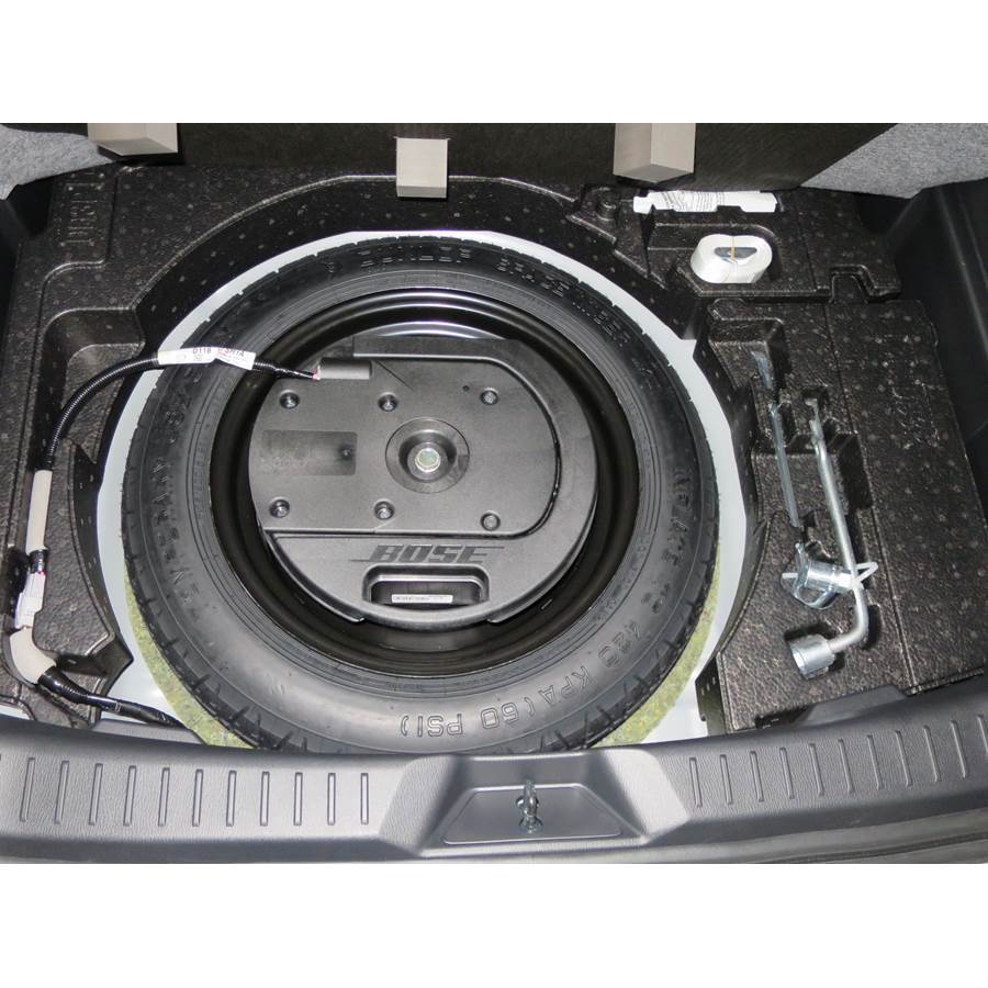 2018 Mazda CX-3 Under cargo floor speaker location