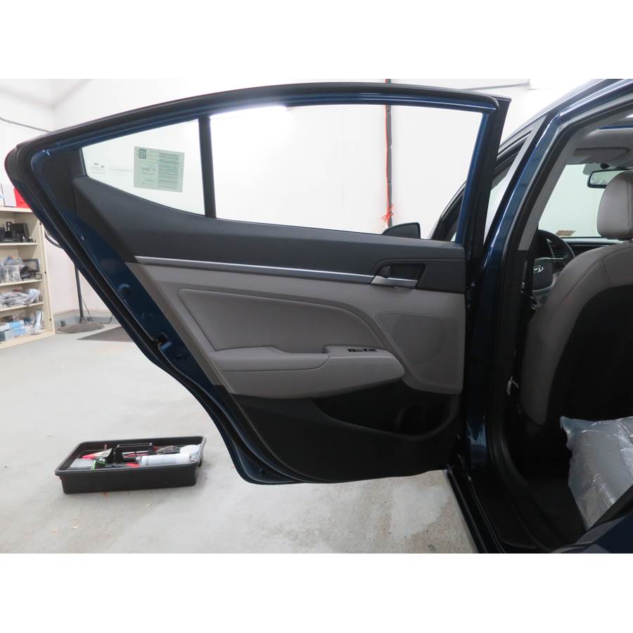 2017 Hyundai Elantra Rear door speaker location
