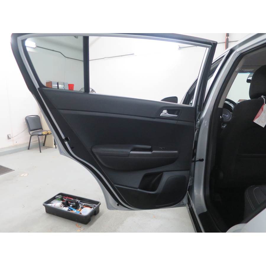 2017 Kia Sportage Rear door speaker location